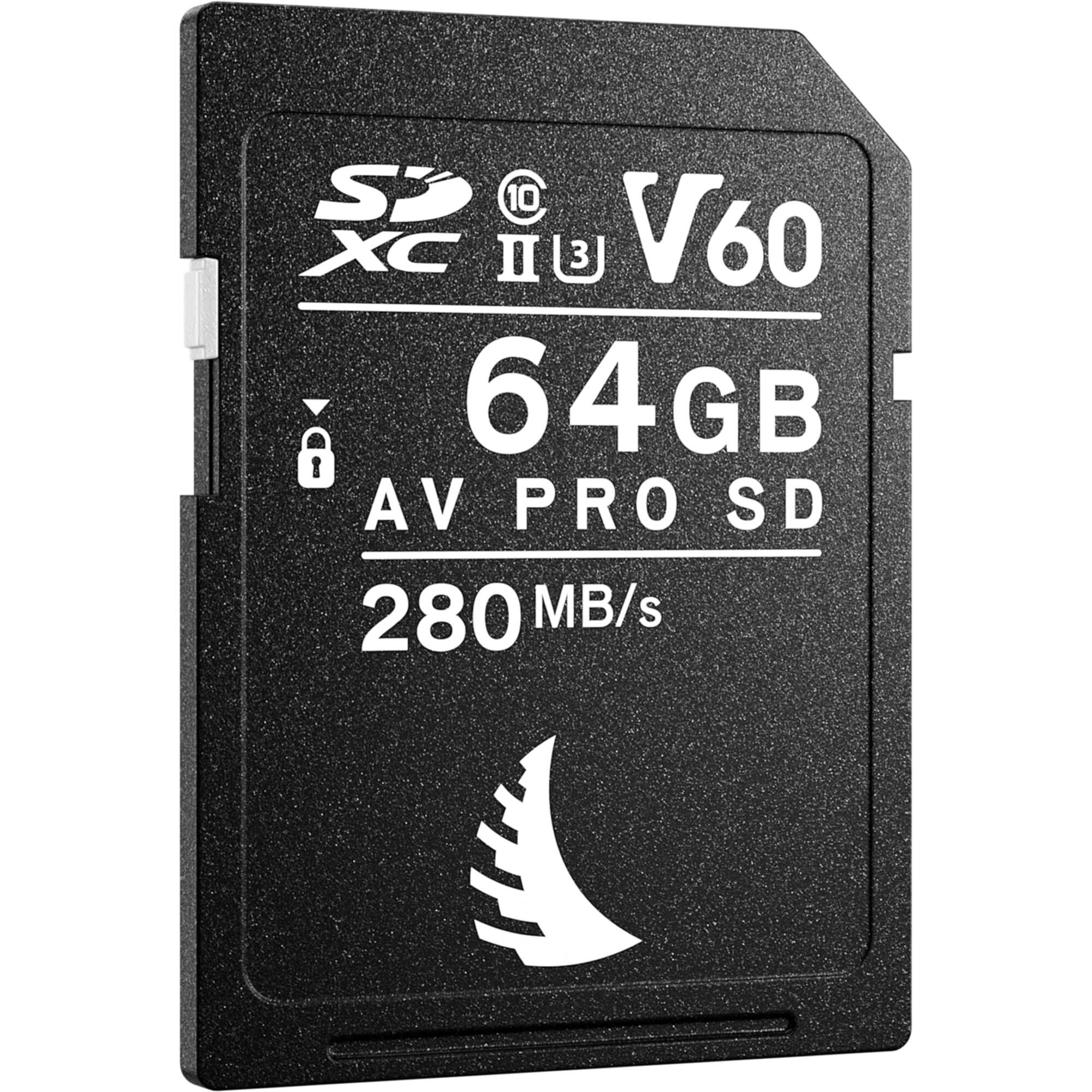 Angelbird AV PRO SD (MK2) 64GB V60 Memory Card