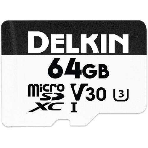 Delkin Devices 64GB Hyperspeed UHS-I microSDXC Memory Card