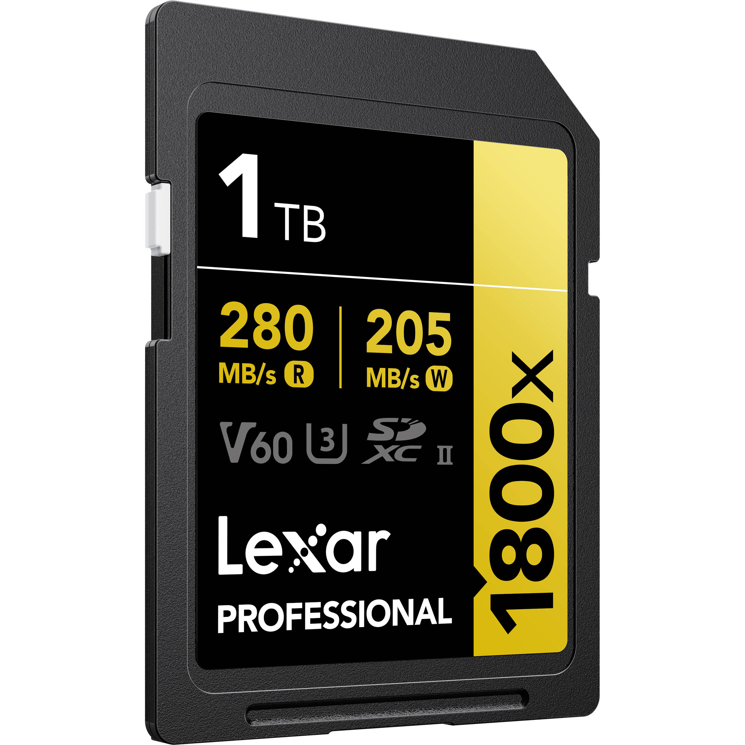 Lexar 1TB Professional 1800x UHS-II SDXC Memory Card (GOLD Series)
