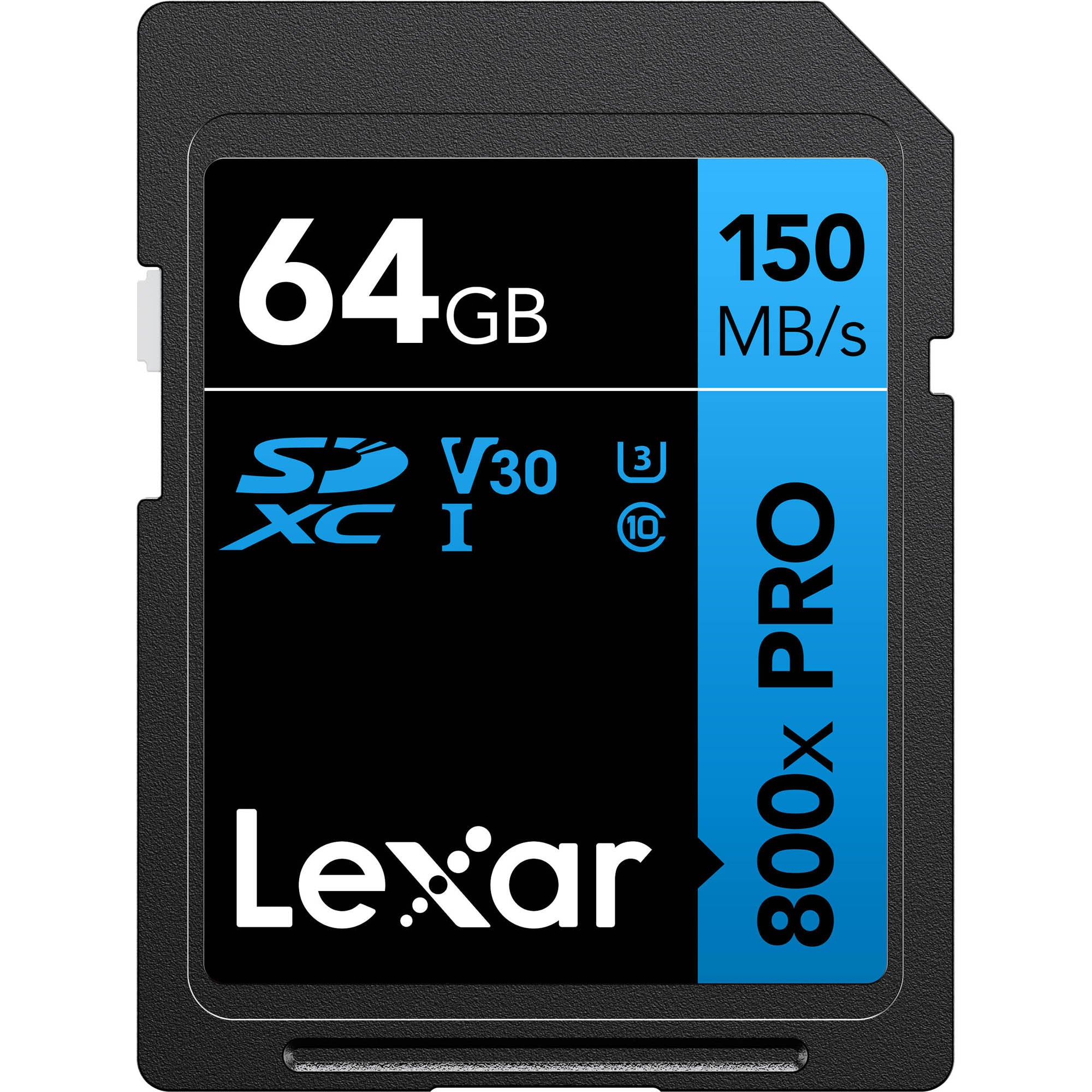 Lexar 64GB High-Performance 800x PRO UHS-I SDXC Memory Card