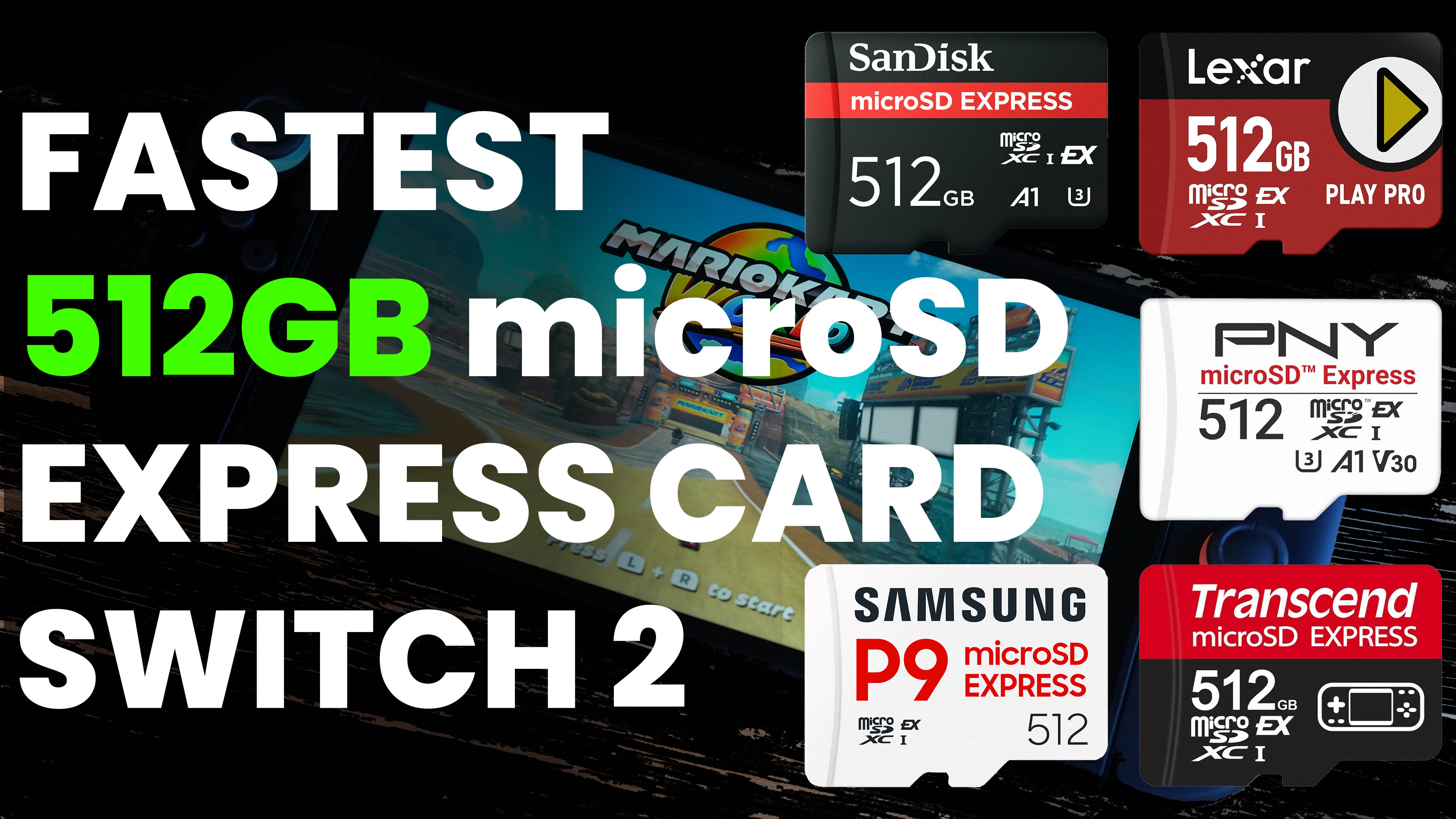 Best 512GB microSD Express Cards for Nintendo Switch 2