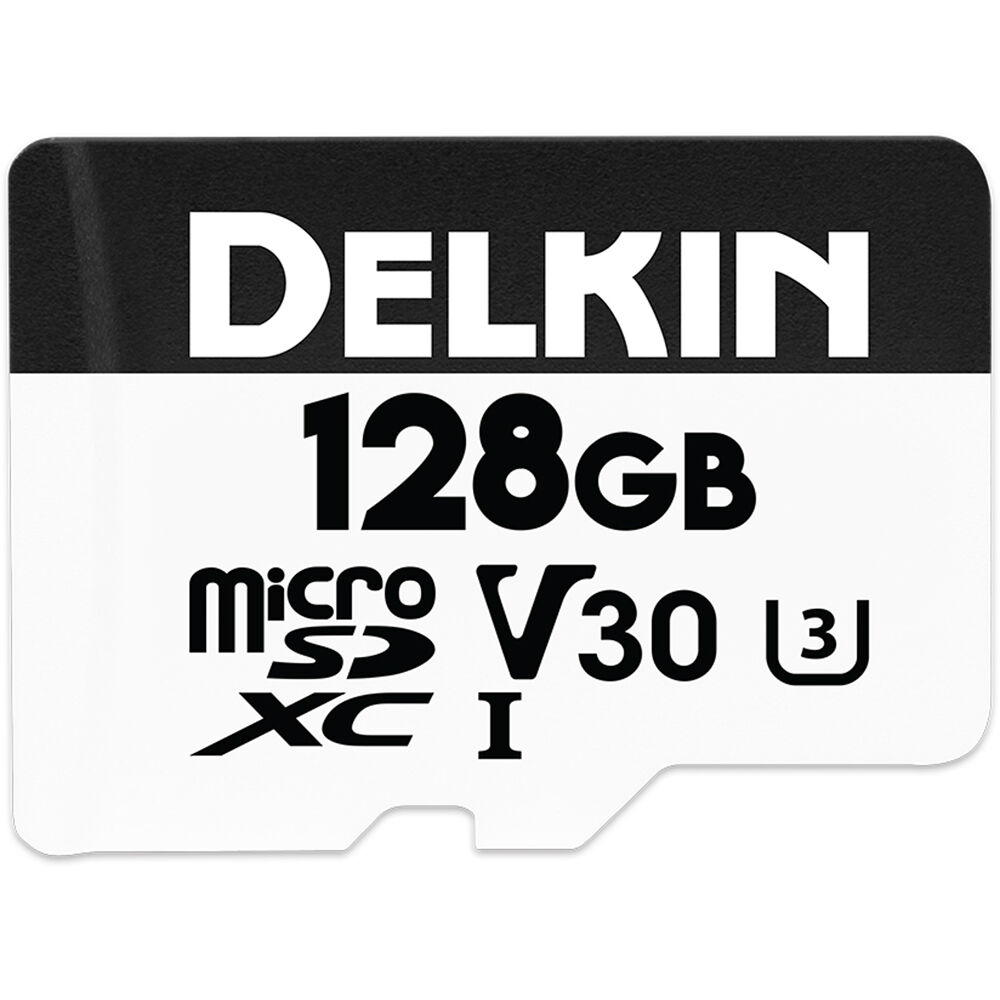 Delkin Devices 128GB Hyperspeed UHS-I microSDXC Memory Card with SD Adapter