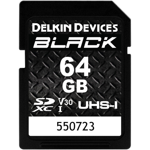 Delkin Devices Black 64GB UHS-II SDXC Memory Card (300MB/s) - DSDBV9064 - Digital Experience 3 thumbnail image