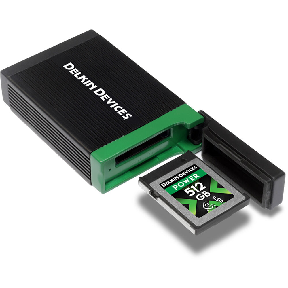 Delkin Devices USB 4 / Thunderbolt 4 CFexpress Type B Memory Card Reader